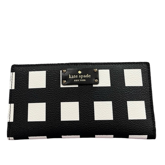 Kate Spade Checkered Wallet NWT - Picture 1 of 3